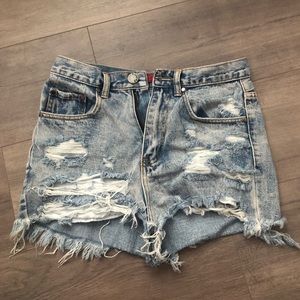 Jean shorts